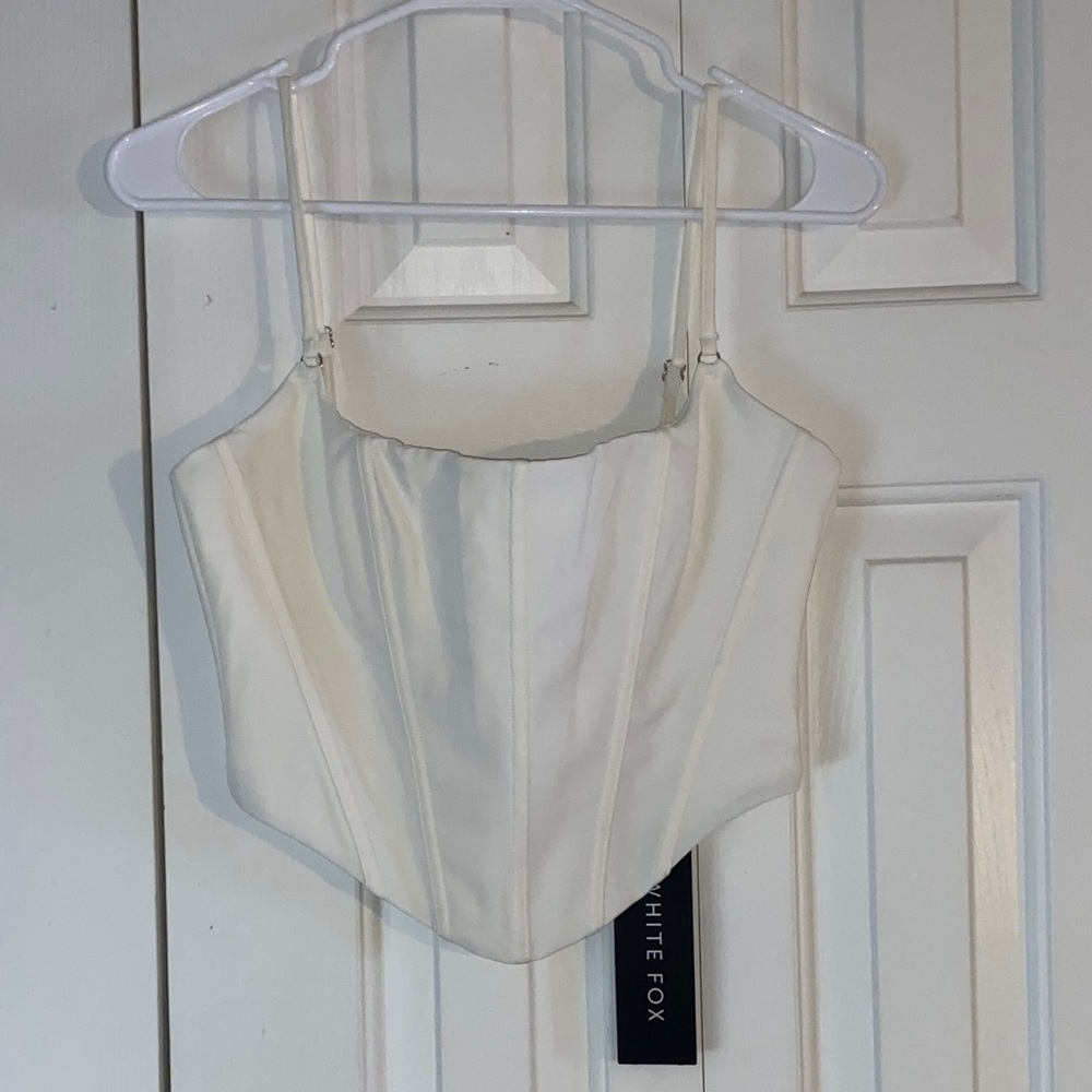 White Corset Top
